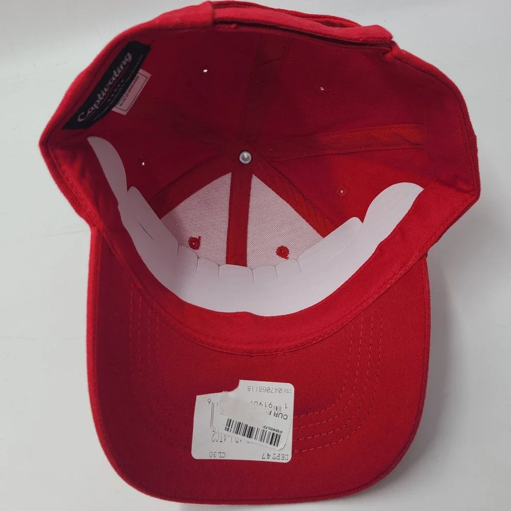Texas Tech Red Raiders Hat‎ Adjustable Captivating Red Black NCAA University Men